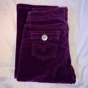 Levi's Purple Corduroy Pants for Girls